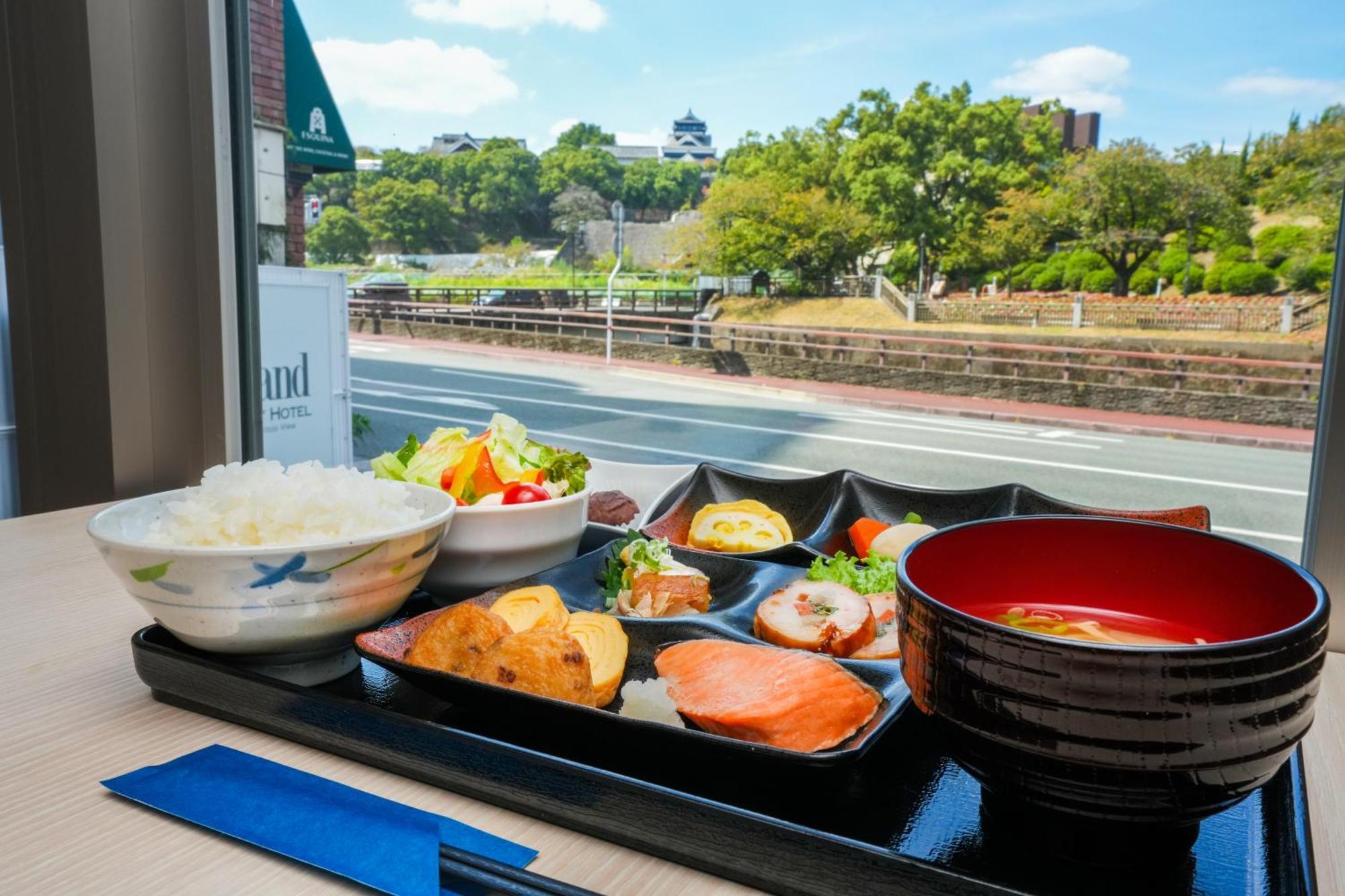 &And Comfy Hotel Kumamoto Jo View מראה חיצוני תמונה